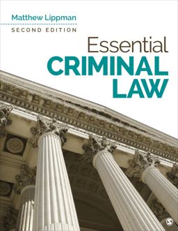 Essential Criminal Law 2nd 9781506349039 Front Cover