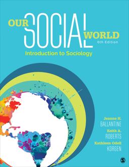 Our Social World Introduction to Sociology 6th 9781506362076 Front Cover