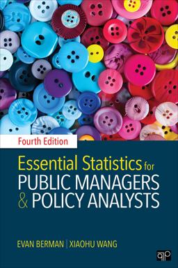 Essential Statistics for Public Managers and Policy Analysts:  9781506364315 Front Cover
