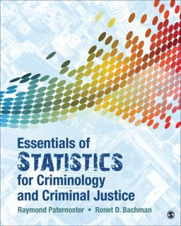 Essentials of Statistics for Criminology and Criminal Justice  9781506365473 Front Cover