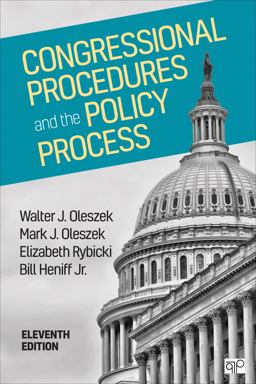 Congressional Procedures and the Policy Process:  9781506367491 Front Cover