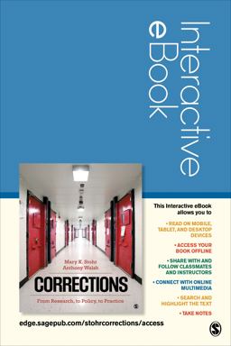 Corrections: from Research, to Policy, to Practice Interactive EBook Student Version  9781506379746 Front Cover