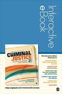 Introduction to Criminal Justice: Systems, Diversity, and Change Student Version Introduction to Criminal Justice: Systems, Diversity, and Change Student Version