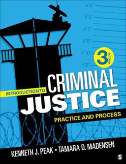 Introduction to Criminal Justice: Practice and Process  9781506391847 Front Cover