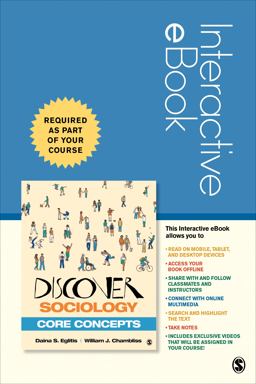 Discover Sociology: Core Concepts Interactive EBook