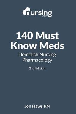 140 Must Know Meds Demolish Nursing Pharmacology  9781508528166 Front Cover