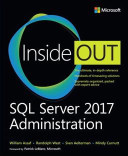 SQL Server 2017 Administration  9781509305216 Front Cover