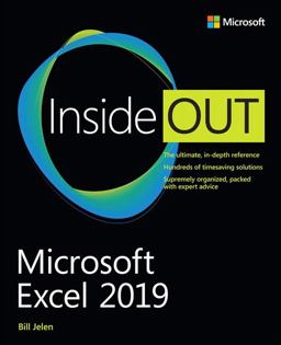 Microsoft Excel 2019 Inside Out  9781509307692 Front Cover