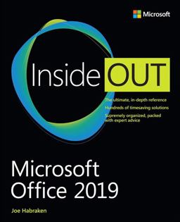 Microsoft Office 2019 Inside Out  9781509307708 Front Cover