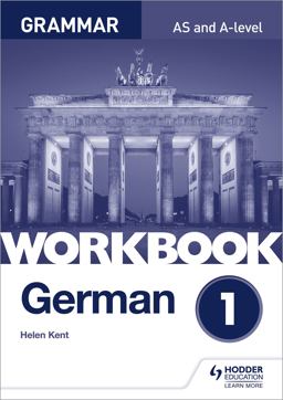 German a-Level Grammar Workbook 1  9781510417717 Front Cover