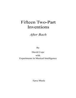 Fifteen Two-Part Inventions