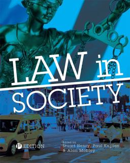 Law and Society (First Edition)  9781516500086 Front Cover