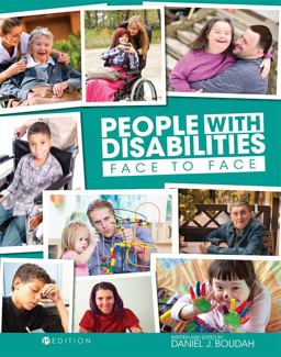 People with Disabilities Face to Face  9781516509416 Front Cover