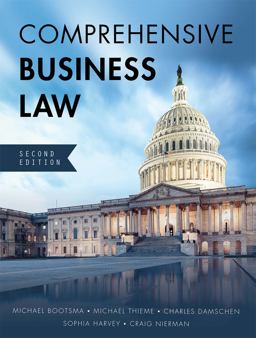 Comprehensive Business Law 2nd 9781516515554 Front Cover