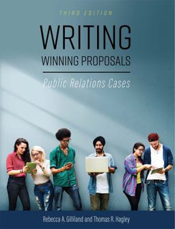 Writing Winning Proposals Public Relations Cases 3rd 9781516516360 Front Cover