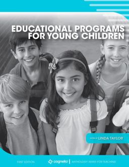 Educational Programs for Young Children 1st 9781516581870 Front Cover