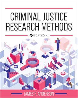 Criminal Justice Research Methods  9781516595471 Front Cover