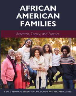 African American Families Research, Theory, and Practice  9781516598014 Front Cover