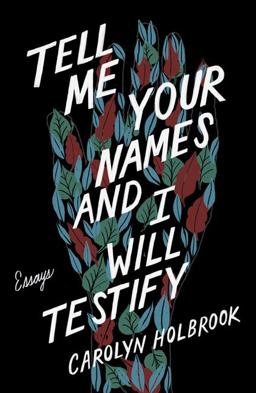 Tell Me Your Names and I Will Testify Essays  9781517907631 Front Cover