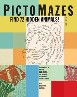 PictoMazes Find 72 Hidden Animals!  9781523502028 Front Cover