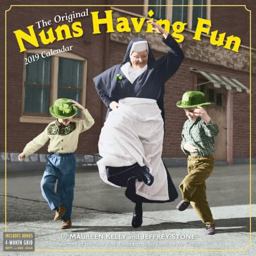 Nuns Having Fun Wall Calendar 2019  9781523503254 Front Cover