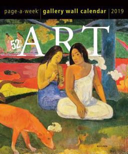 Art Page-A-Week Gallery Wall Calendar 2019