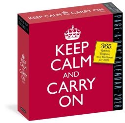 Keep Calm and Carry on Page-A-Day® Calendar 2026