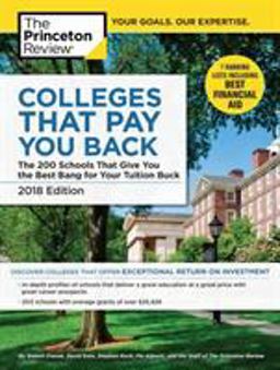 Colleges That Pay You Back, 2018 Edition
