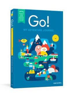 Go! (Blue) A Kids' Interactive Travel Diary and Journal  9781524763015 Front Cover