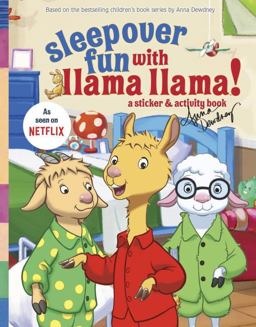 Sleepover Fun with Llama Llama A Sticker and Activity Book  9781524785048 Front Cover