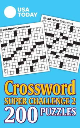 USA TODAY Crossword Super Challenge 2 200 Puzzles  9781524860363 Front Cover