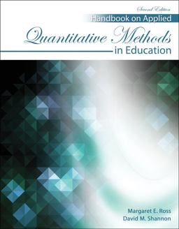 Handbook on Applied Quantitative Methods in Education 2nd 9781524900786 Front Cover