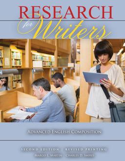 Research for Writers: Advanced English Composition 2nd 9781524907860 Front Cover