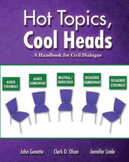 Hot Topics, Cool Heads: a Handbook for Civil Dialogue  9781524943806 Front Cover
