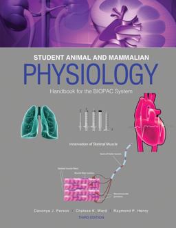 Student Animal and Mammalian Physiology Handbook for the BIOPAC System 3rd 9781524969998 Front Cover