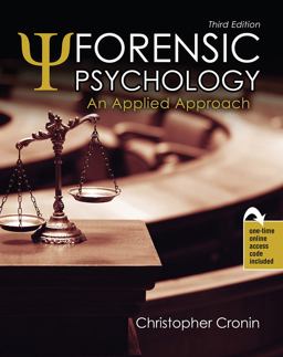 Forensic Psychology: an Applied Approach 3rd 9781524970611 Front Cover