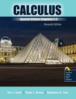 Calculus Special Edition: Chapters 1-5 7th 9781524971359 Front Cover