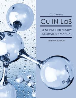 Cu in LaB General Chemistry Laboratory Manual 7th 9781524982058 Front Cover
