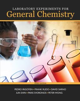 Laboratory Experiments for General Chemistry 3rd 9781524989330 Front Cover