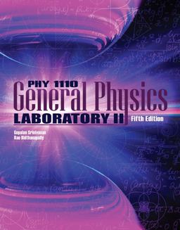 General Physics Laboratory II Experiments 5th 9781524995768 Front Cover