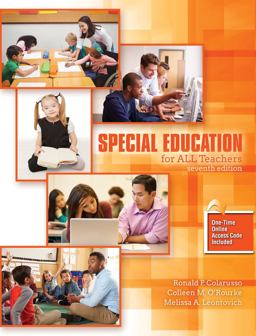 Special Education for All Teachers 7th 9781524999100 Front Cover