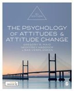 The Psychology of Attitudes and Attitude Change:  9781526425843 Front Cover