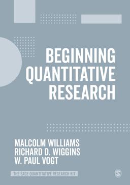 Beginning Quantitative Research  9781526432148 Front Cover