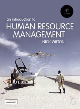 Introduction to Human Resource Management 4th 9781526460165 Front Cover