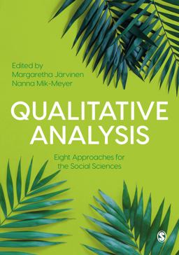 Qualitative Analysis Eight Approaches for the Social Sciences  9781526465252 Front Cover