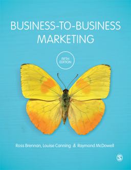 Business-To-Business Marketing 5th 9781526494399 Front Cover