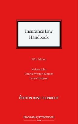 Insurance Law Handbook 5th 9781526515919 Front Cover