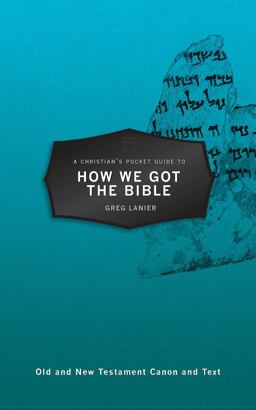Christian's Pocket Guide to How We Got the Bible  9781527102682 Front Cover
