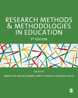 Research Methods and Methodologies in Education:  9781529729627 Front Cover