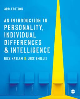 Introduction to Personality, Individual Differences and Intelligence 3rd 9781529729948 Front Cover